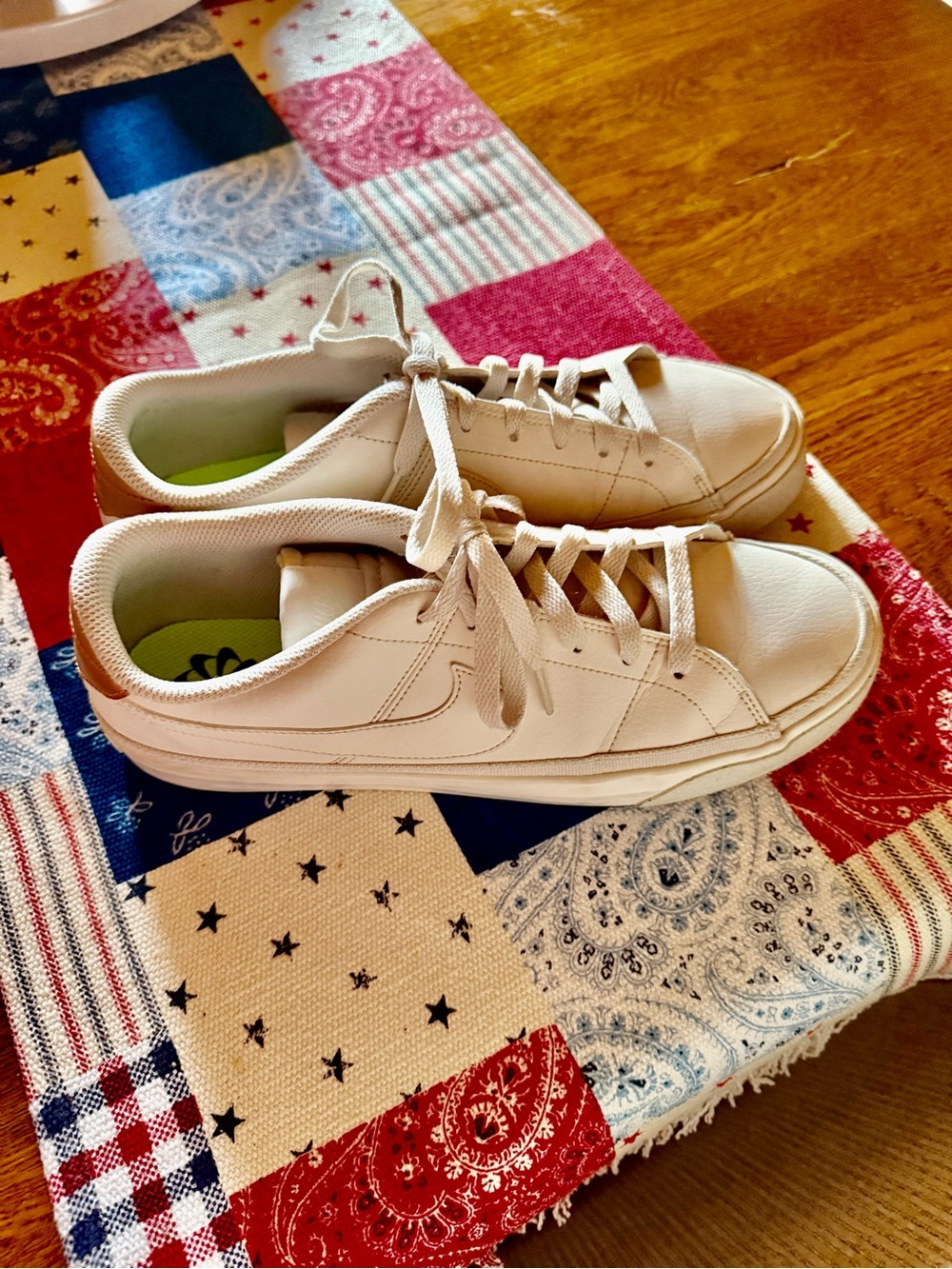 Nike Leather Low-Top Sneakers Size 11